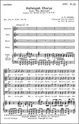 Hallelujah Chorus SATB choral sheet music cover